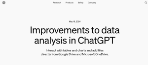 GPT-4o 刚发布没几天,OpenAI 又推出一项功能:ChatGPT 内的实时交互式数据分析