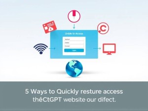 ChatGPT官网界面进不去？5种解决方法帮你快速恢复访问