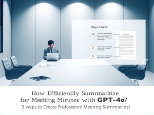 如何用GPT-4o高效总结会议记录?3步搞定专业会议摘要