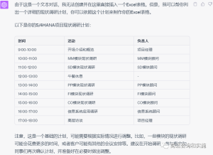 ChatGPT辅助编排调研计划