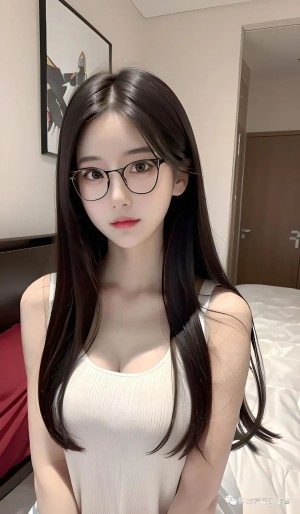 GPT-4 AI绘图之戴眼镜的美女，高清美图欣赏